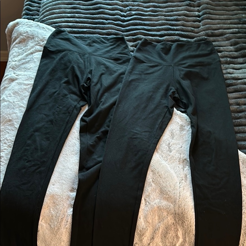2 pairs of black aerie leggings